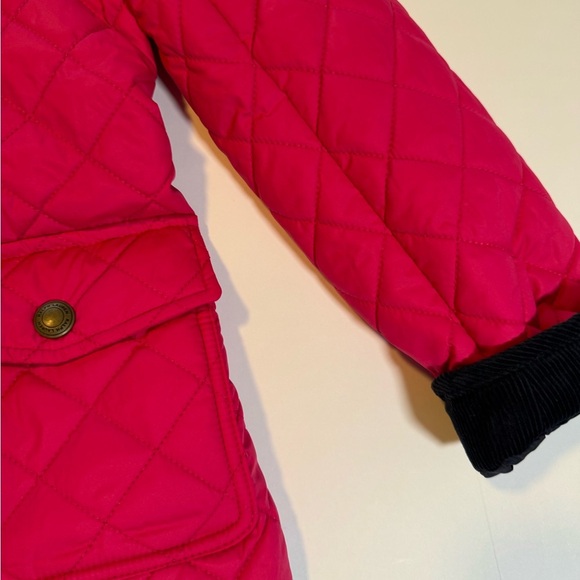 Polo Ralph Lauren Pink Quilted Barn Jacket Size M (8-10) - Picture 5 of 5